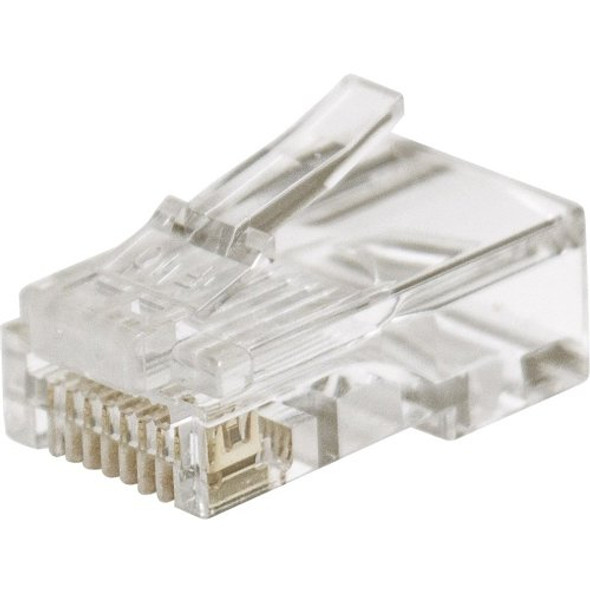 W Box 0E-CAT5RJ45P Pass Through CAT5E RJ45 Connectors, 50-Pack