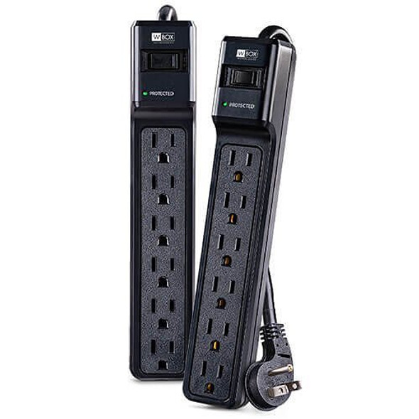 W Box 0E-SRGE6F2PK 6-Outlet Surge Protector, 2-Pack W Box 0E-SRGE6F2PK 6-Outlet Surge Protector, 2-Pack