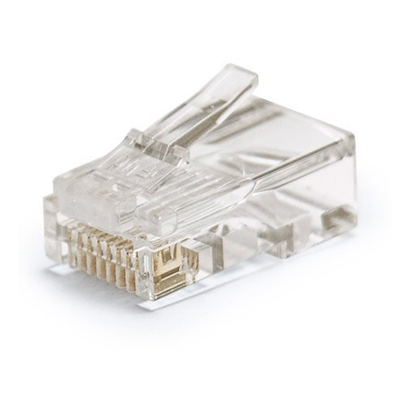 W Box 0E-CAT6RJ45P Pass Through CAT6 RJ45 Connectors, 50-Pack