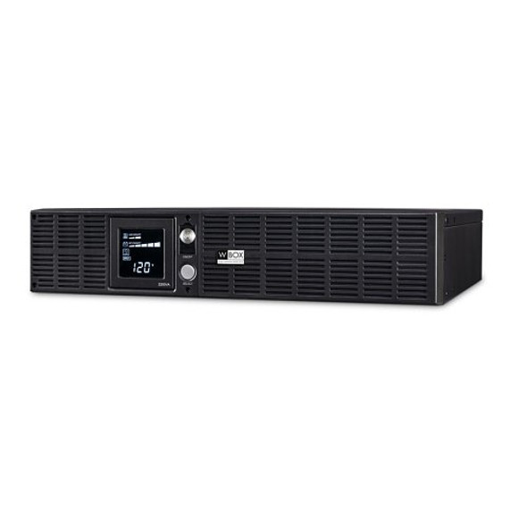 W Box 0E-RCKMT2200 Battery Backup Line-Interactive Rackmount UPS, 2U RMS, 8 Outlets