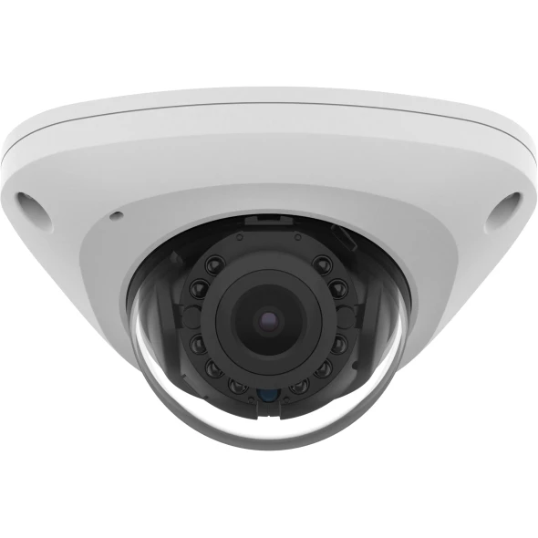 Samsung Hanwha ANV-L6023R 2MP IR Outdoor Flateye Dome IP Security Camera, 3.6mm Fixed Lens, White - 1