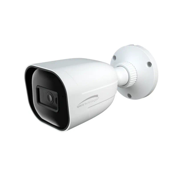 Speco O8VB3 8MP 4K IR Outdoor Bullet IP Camera with Line Crossing and Intrusion Detection, 2.8mm Fixed Lens, White - 1
