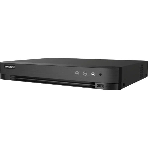 Hikvision IDS-7204HTHI-M1/S AcuSense 4K 4-Channel H.265 DVR, No Hard Drive Included - 1