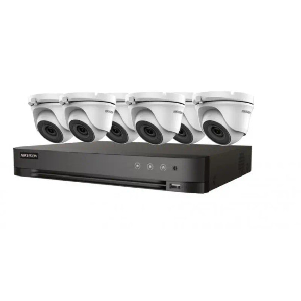 Hikvision EKT-K82T26 Value Express TurboHD 7-Piece Kit, 1x DVR, 6x 2MP Outdoor Cameras - 1