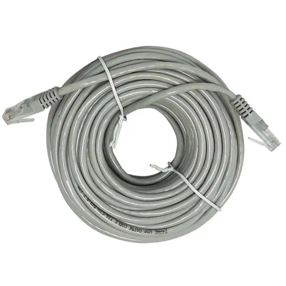 ENS Security CC6400-100-G | Premade Cat5E Patch Cable, 100Ft, BC, Grey Color - 1