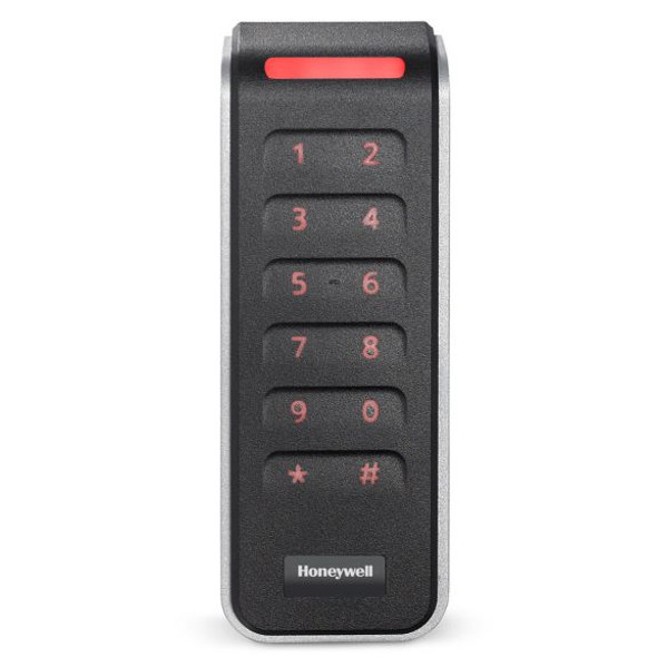 Honeywell OS20KTOSDP Omni®Smart 20 Reader, BLK/SLVR, Terminal, Standard Profile, OSDP V2, 4-B MSG, Mobile Ready, Mullion, Keypad - 1