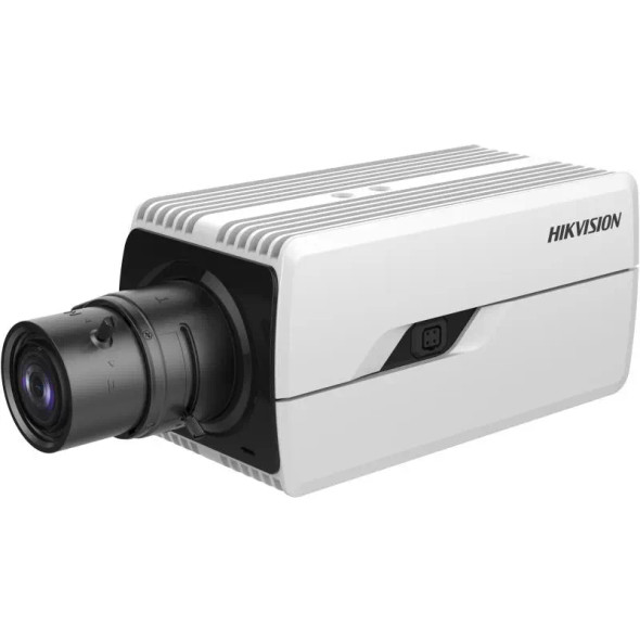 Hikvision IDS-2CD7046G0-AP 4MP WDR Box IP Security Camera with Built-In Microphone, Lens Not Included, White - 1