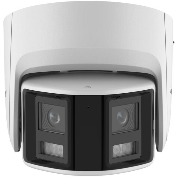 Hikvision DS-2CD2367G2P-LSU/SL 6MP Multi-sensor IP Security Camera with Strobe Light, Audio Alarm, 2.8mm Fixed Lens - 1