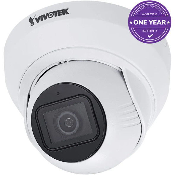 Vivotek IT839-H-1Y Vortex 5MP IR Turret 2.8mm Fixed Lens Outdoor IP Security Camera - 4