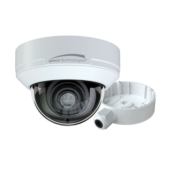 V5D2M 5MP HD-TVI IR Dome Camera with Included Junction Box, 2.8-12mm Motorized Lens, White - 3