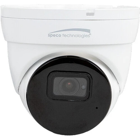 Speco O5ST1 5MP IP Turret Camera with Advanced Analytics, 2.8mm Fixed Lens, White - 3