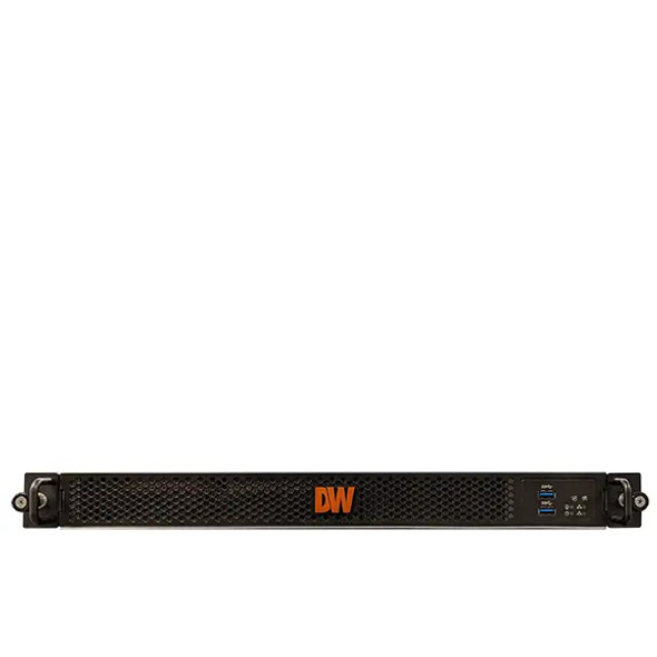 Digital Watchdog Blackjack P-RACK NVRs powered by DW Spectrum IPVMS, 40 terabyte, 4 camera licenses pre-installed, 360 Mbps of recording throughput. Standard features include Intel i5 Processor and 16GB Memory, Windows 10 OS - 4