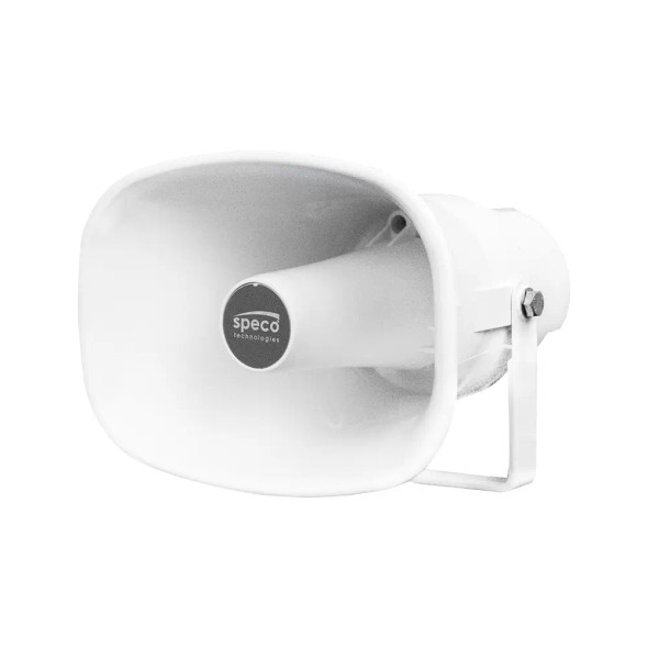 Speco SPIPH8AM 15W IP POE Horn Speaker with Built-In Mic - SPIPH8AM - 1