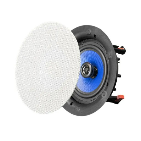 Speco SPG6MT 6.5" 70/25V In-Ceiling Speaker with Magnetic Grille - 1