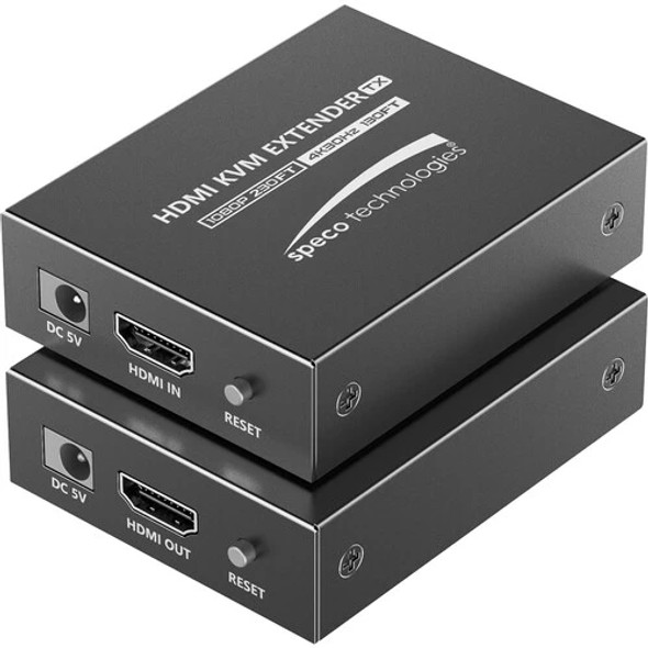 Speco KVMHD1 HDMI Extender via Ethernet with KVM control up to 230ft - 1