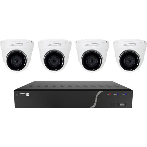 Speco ZIP84T4 8 Channel NVR with 4TB and 4 Digital Deterrent