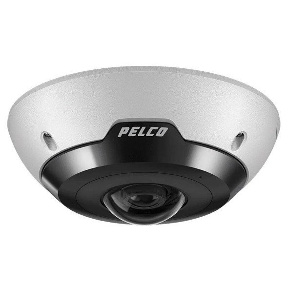 Pelco IMF122-1ES 12MP Outdoor 360° Fisheye IP Security Camera with 1.6mm Lens - 1