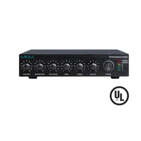 Aiphone MD120M 120 Watt Integrated Paging Amplifier - 1