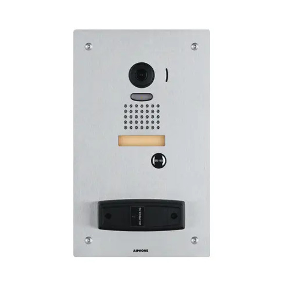 Aiphone JP-DVF-PR Flush Mount Video Door Station with Proximity Card Reader - 1
