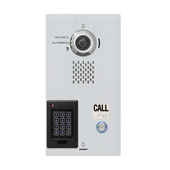 Aiphone IX-DVF-10KP IP Video Door Station with Proximity Reader and Access Keypad - 1