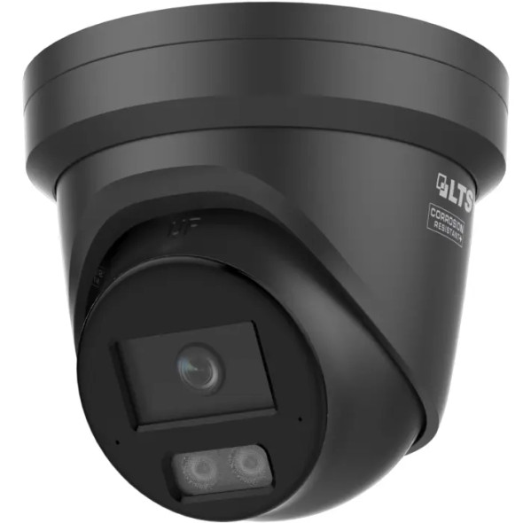 LTS LTCMIP3CD82WIB-28AISP 8MP Outdoor Turret IP Security Camera with 2.8mm Lens and Built-In White Light - 1