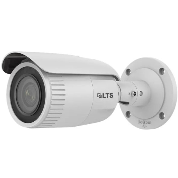 LTS LTCMIP8043W-MDZ 4MP Outdoor Bullet IP Security Camera with 2.8–12mm Motorized Lens and Built-In IR - 1