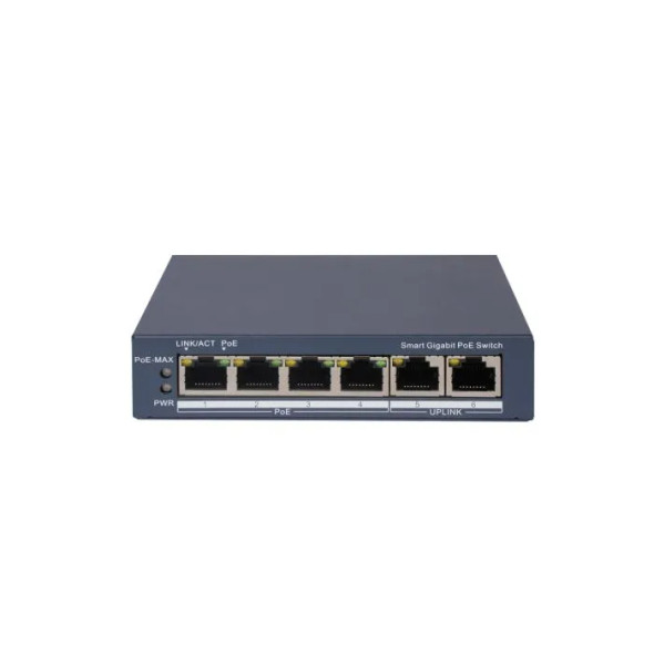 LTPOE LTPOE-SWC402G 4-Port Cloud Managed Gigabit Smart PoE Switch with Dual Uplink Ports - 2