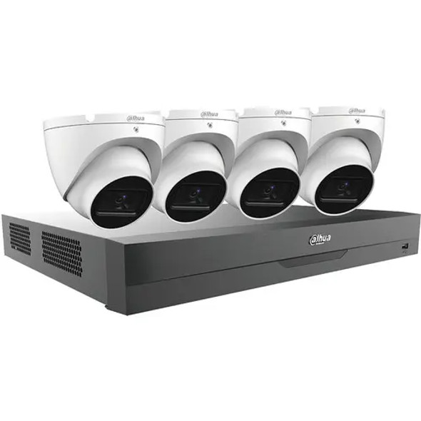Dahua C542E42B 4 Channel 1080p HD CCTV Video Recorder with 2TB HDD & 4 x 2MP Outdoor Eyeball HD CCTV Cameras - 1