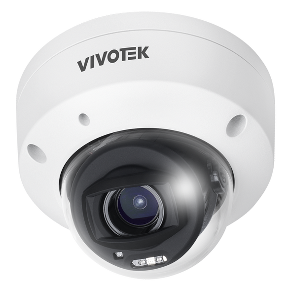 Vivotek FD9380-HV-V2 5MP Outdoor Dome IP Security Camera with 2.8mm Fixed Lens and Built-In IR