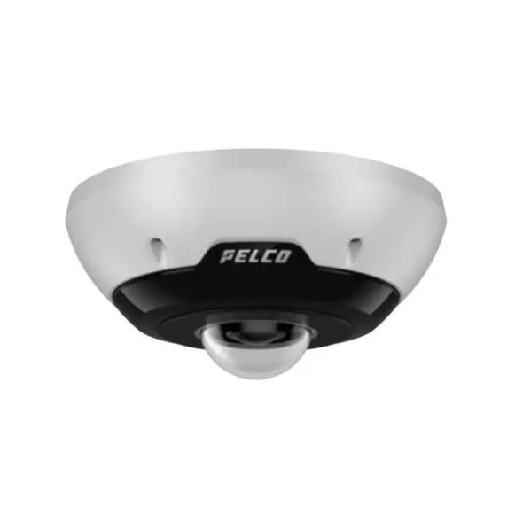 Pelco SRXF3-8360-ES 8MP Outdoor Fisheye IP Security Camera with 1.4mm Lens and Built-In IR - 1