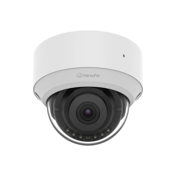 Hanwha Vision QND-C8023R 5MP Indoor AI Dome IP Security Camera with 4.0mm Lens and Built-In IR