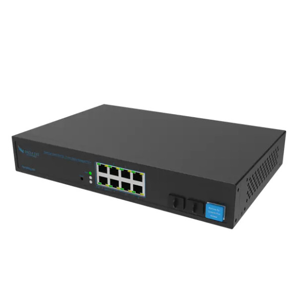 Hanwha Vision SKY-SW10G-001 10 Port Gigabit PoE+ Switch - 4