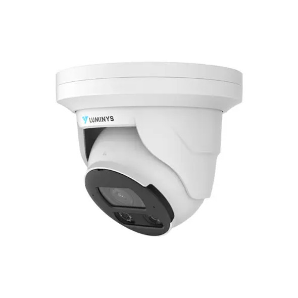 Luminys N5T-4DA2 4MP Outdoor Turret Network Security Camera with LumiDeterrent and Analytics+ - 2
