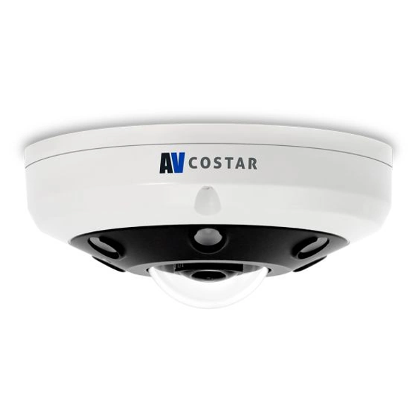 AV Costar AV12CFE-250 12MP Outdoor Fisheye IP Security Camera with 1.97mm Lens and Built-In IR