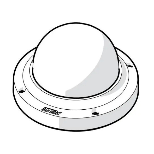 Pelco IMMLD0-B1 Indoor Clear Lower Dome for IMM Series Network Cameras - 1