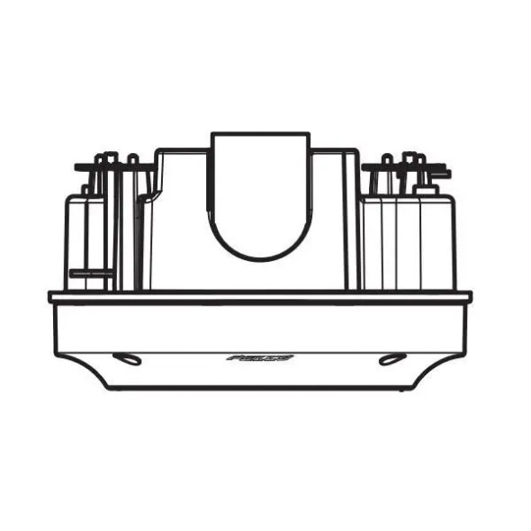 Pelco IMMBB0-I In-Ceiling Back Box for IMM12018-1I Panoramic Indoor Camera - 1