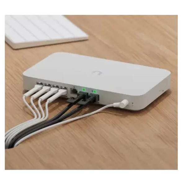 Ubiquiti UCG-FIBER Desktop 10G Cloud Gateway with 4-Port 2.5 GbE Switch - 1 Ubiquiti UCG-FIBER Desktop 10G Cloud Gateway with 4-Port 2.5 GbE Switch - 1