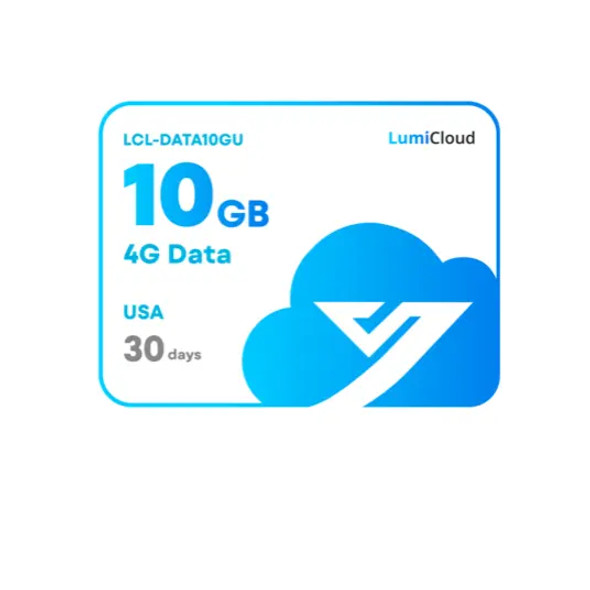 Luminys LCL-DATA10GU LumiCloud 4G Data 10GB USA, 1 Month - 1