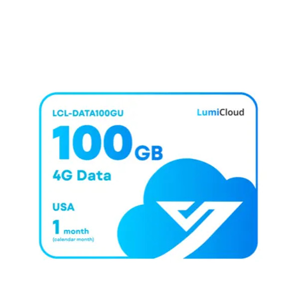 Luminys LCL-DATA100GU LumiCloud 4G Data 100GB USA, 1 Month - 1