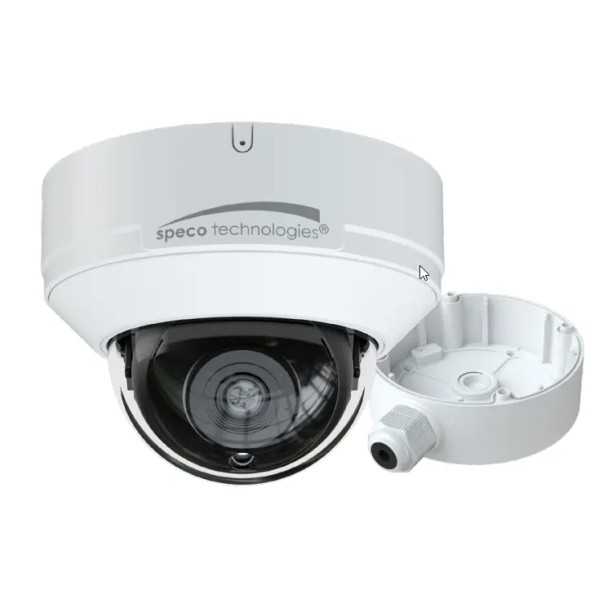 Speco V5D3 5MP HD-TVI IR Dome Security Camera with Built-in Microphone and Junction Box - 1