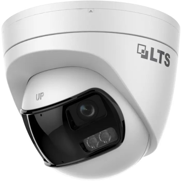 LTS LTCMHT3C5PW-28L 5MP Outdoor 180° Turret HD CCTV Security Camera with 2.8mm Lens and Built-In IR & White Light - 1