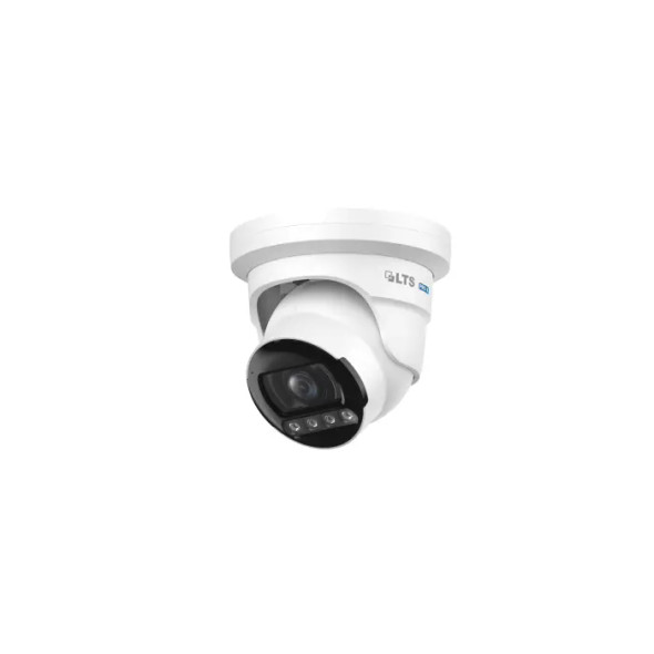 LTS Security LXIP3C83WI-MDAZ 8MP Outdoor Turret IP Security Camera with 2.7-12mm Lens and Built-In IR - 1