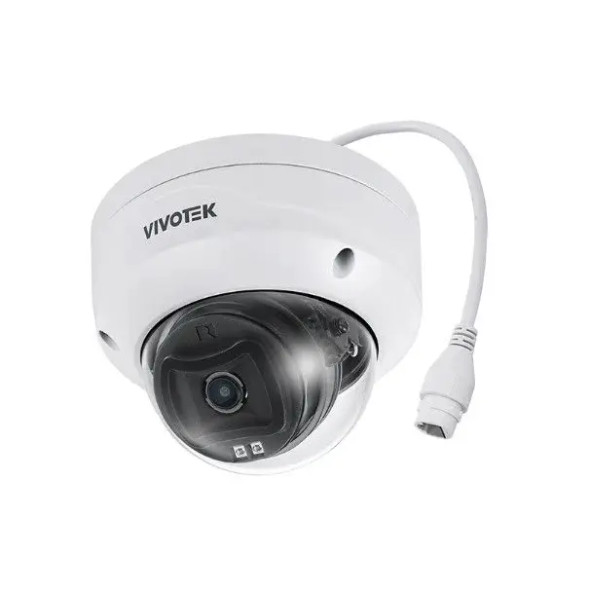 Vivotek FD833-HV-1Y 5MP Outdoor Dome IP Security Camera with 2.8mm Lens, Built-In IR and 1-Year Cloud License - 1