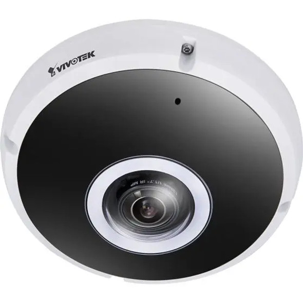 Vivotek FE931-EHV-90-1Y 12MP Outdoor Fisheye IP Security Camera with 1.22mm Lens and Built-In IR - 1