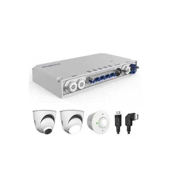 Mobotix Mx-S74TA-B640R080-EN54 S74A Thermal Camera System with 640x480 VGA Thermal Sensor & 4K UHD Support - 1