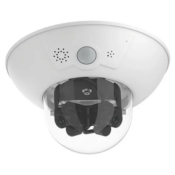 Mobotix Mx-D16B-F-6D6N041 6MP Multi-Sensor Dome IP Security Camera with 90° Super Wide Day & Night Lenses - 1