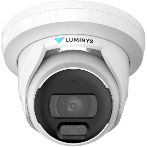 Luminys N3T-4LA2 4MP Outdoor Turret IP Security Camera with 2.8mm Lens and Built-In IR and White Light - 1