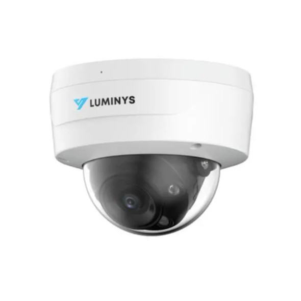 Luminys N3D-4LA2 4MP Outdoor Dome IP Security Camera with 2.8mm Lens and Built-In IR and White Light - 1