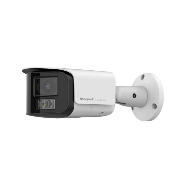 Honeywell HC35WMBAR1 180° 5MP Outdoor Dual-Sensor Bullet IP Security Camera with 2.4mm Lens and Built-In IR - 1