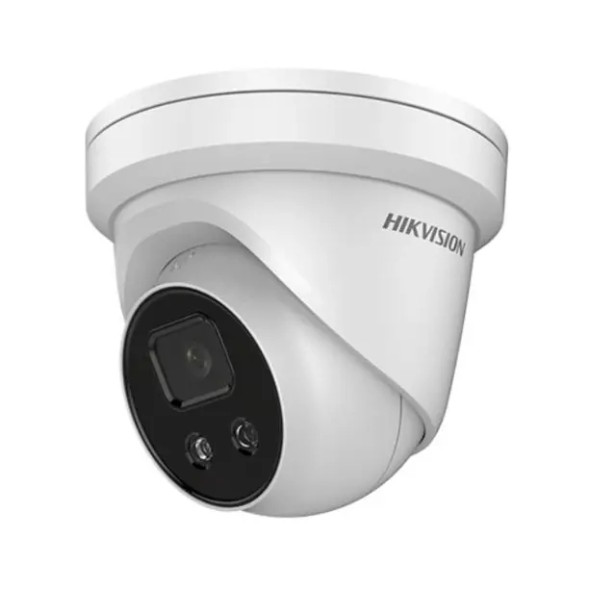 Hikvision PCI-T12F2S 2MP Outdoor Turret IP Security Camera with 2.8mm Lens and Built-In IR - 1